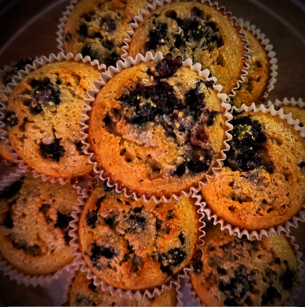 Cornmeal Muffins with&nbsp;Blueberries