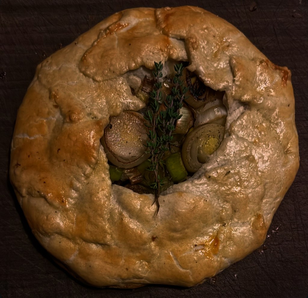 Leek and Gruyère&nbsp;Galette