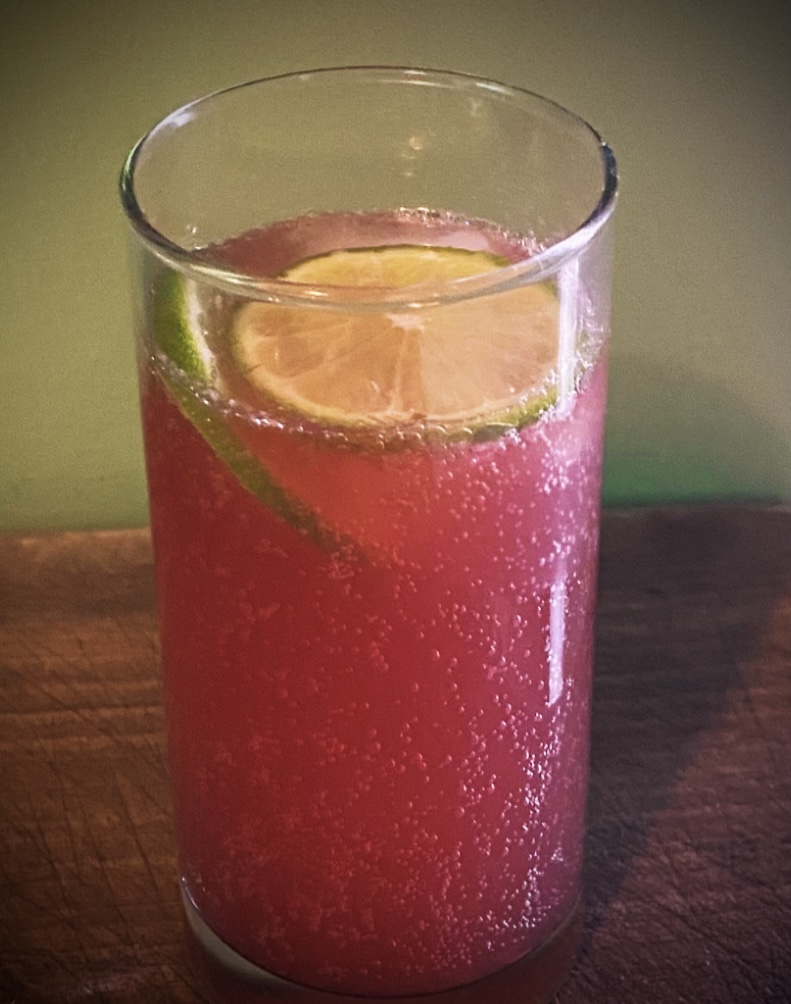 Pomegranate and Lime&nbsp;Shrub