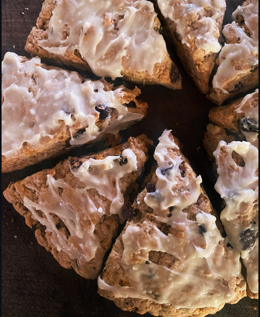Carrot Cake Scones