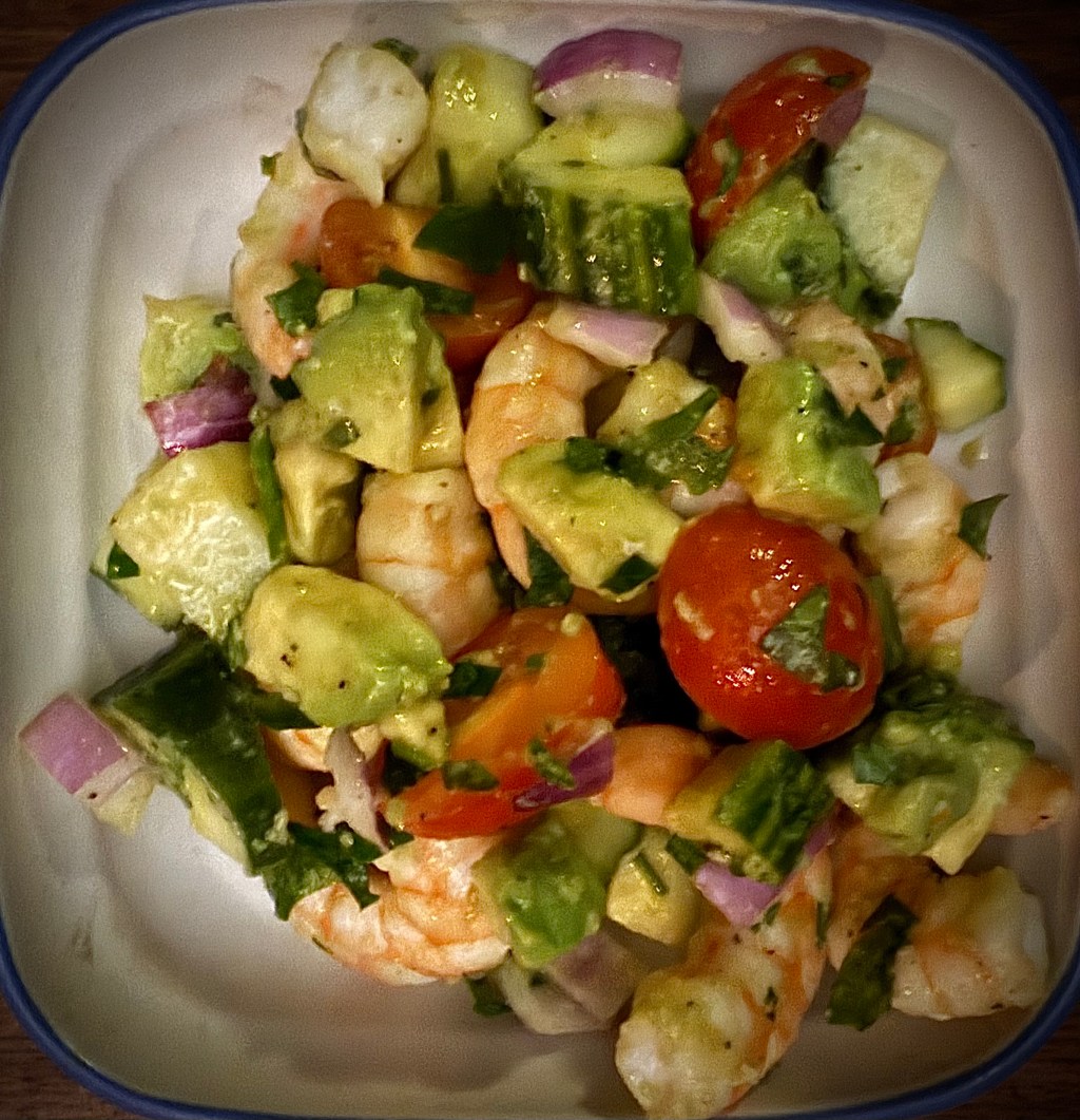 Cucumber Shrimp Salad