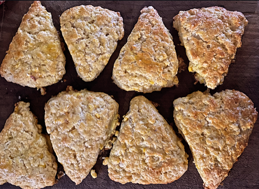 Sweet Corn and Cheese&nbsp;Scones