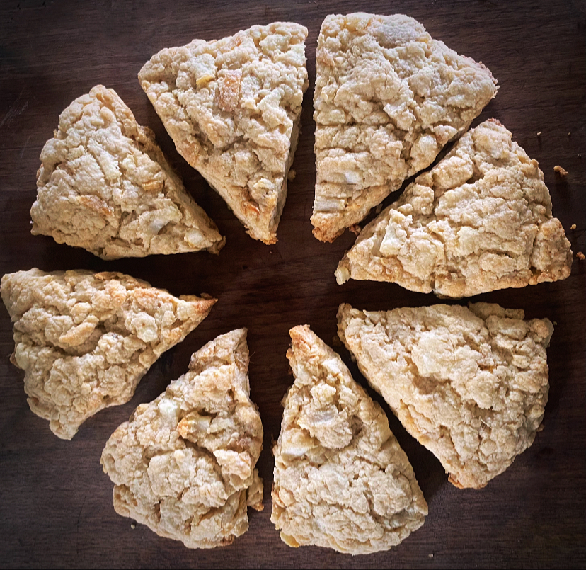 Ginger Pear Scones