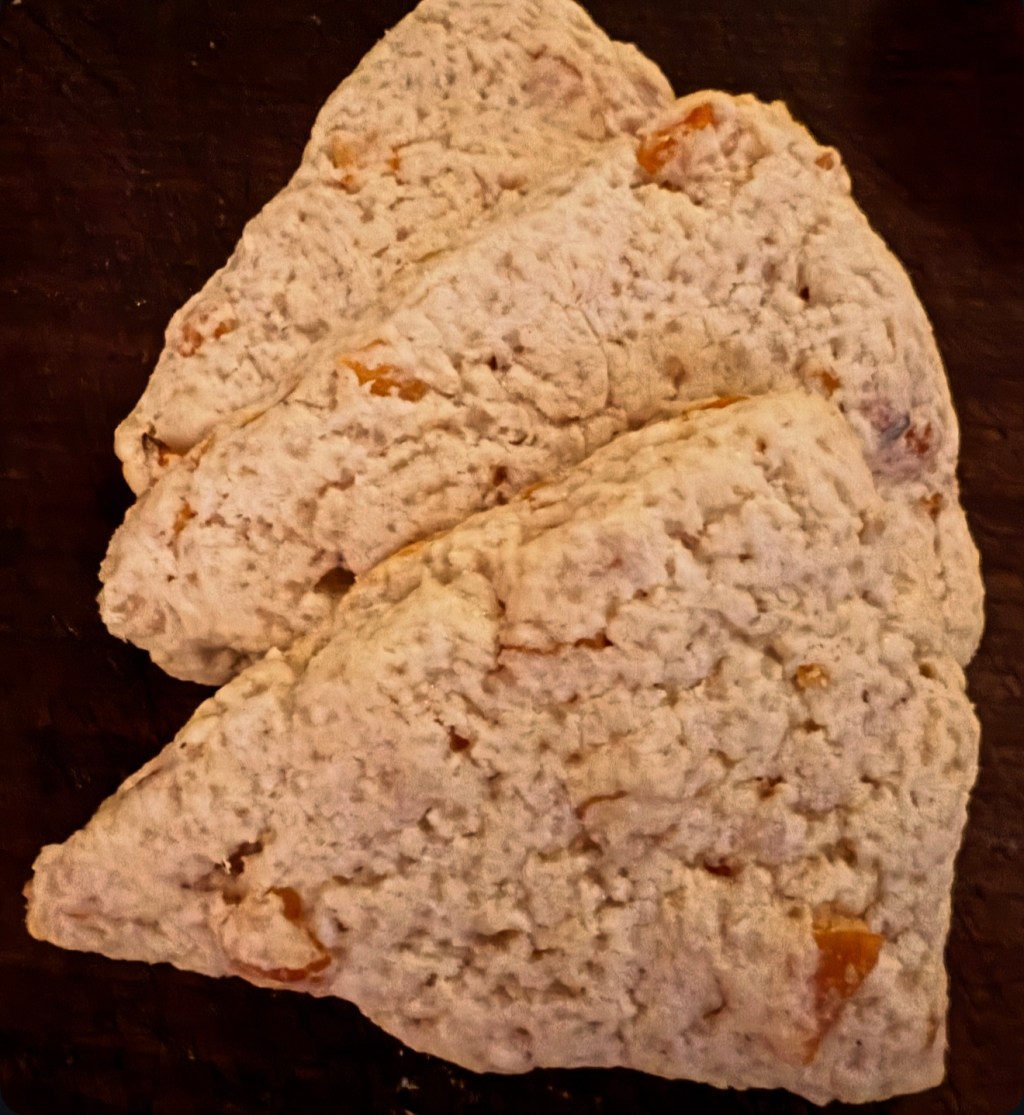 Apricot Ginger Scones