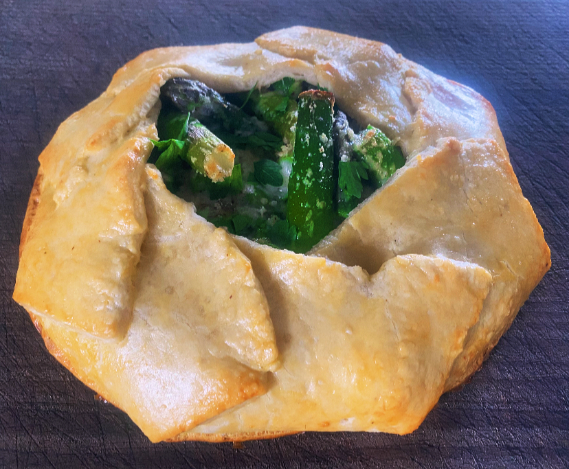Asparagus and Parmesan&nbsp;Galette