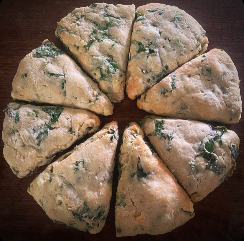 Dandelion and Cheese&nbsp;Scones