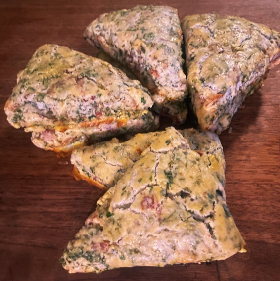 Nettle and Bacon&nbsp;Scones