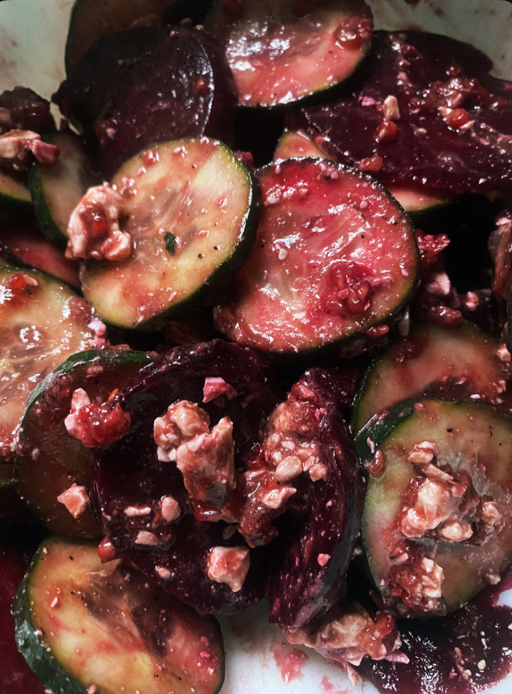 Beet and Cucumber&nbsp;Salad