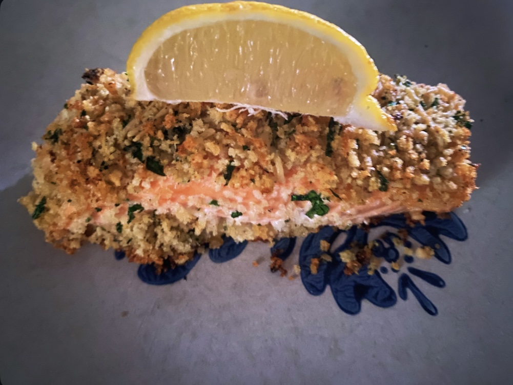 Panko-Crusted Salmon