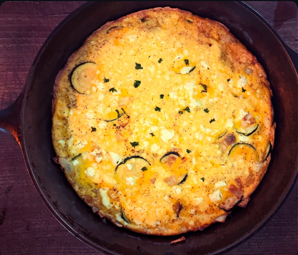 Frittata with Zucchini and Feta&nbsp;Cheese