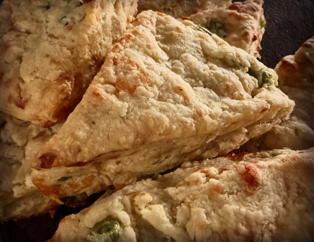 Green Onion and Cheese&nbsp;Scones