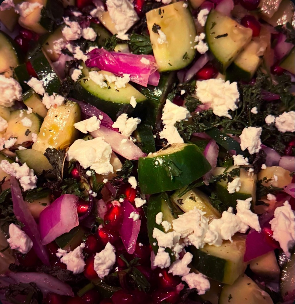 Pomegranate and Cucumber&nbsp;Salad