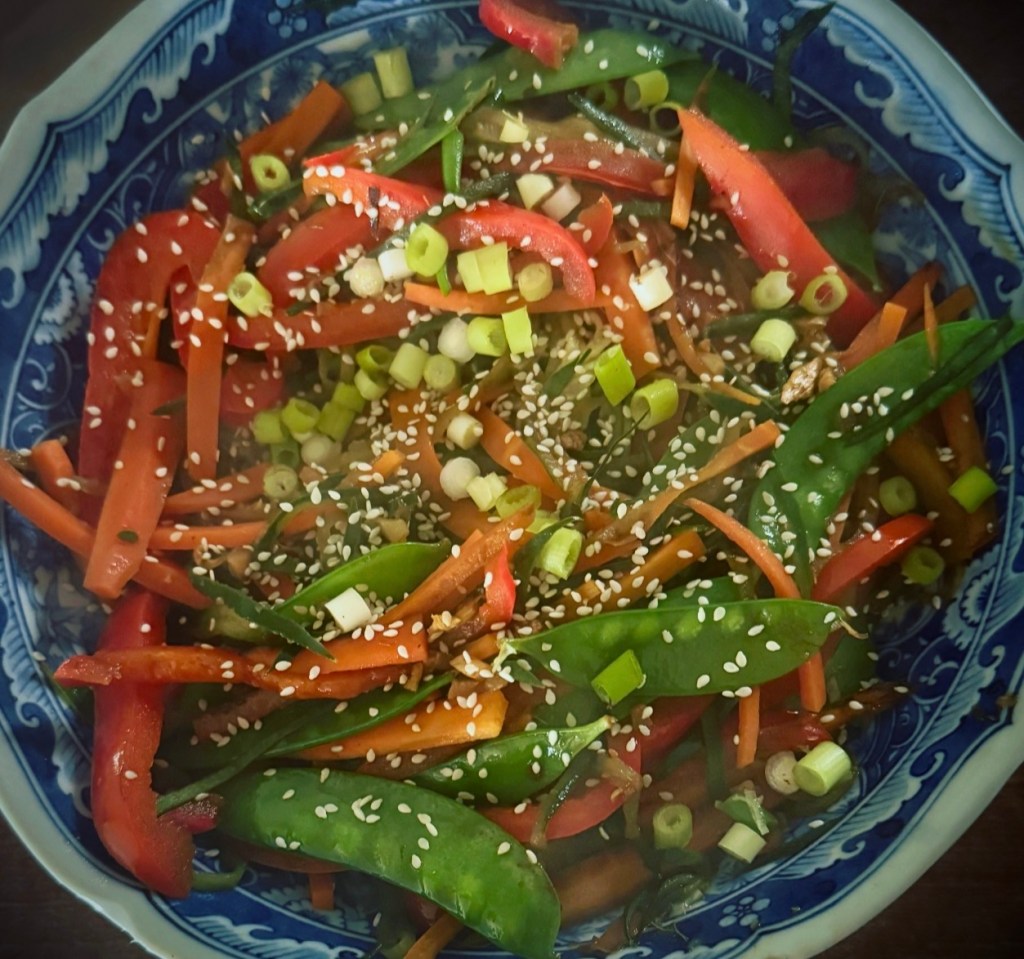 Cucumber Noodle Stir-Fry