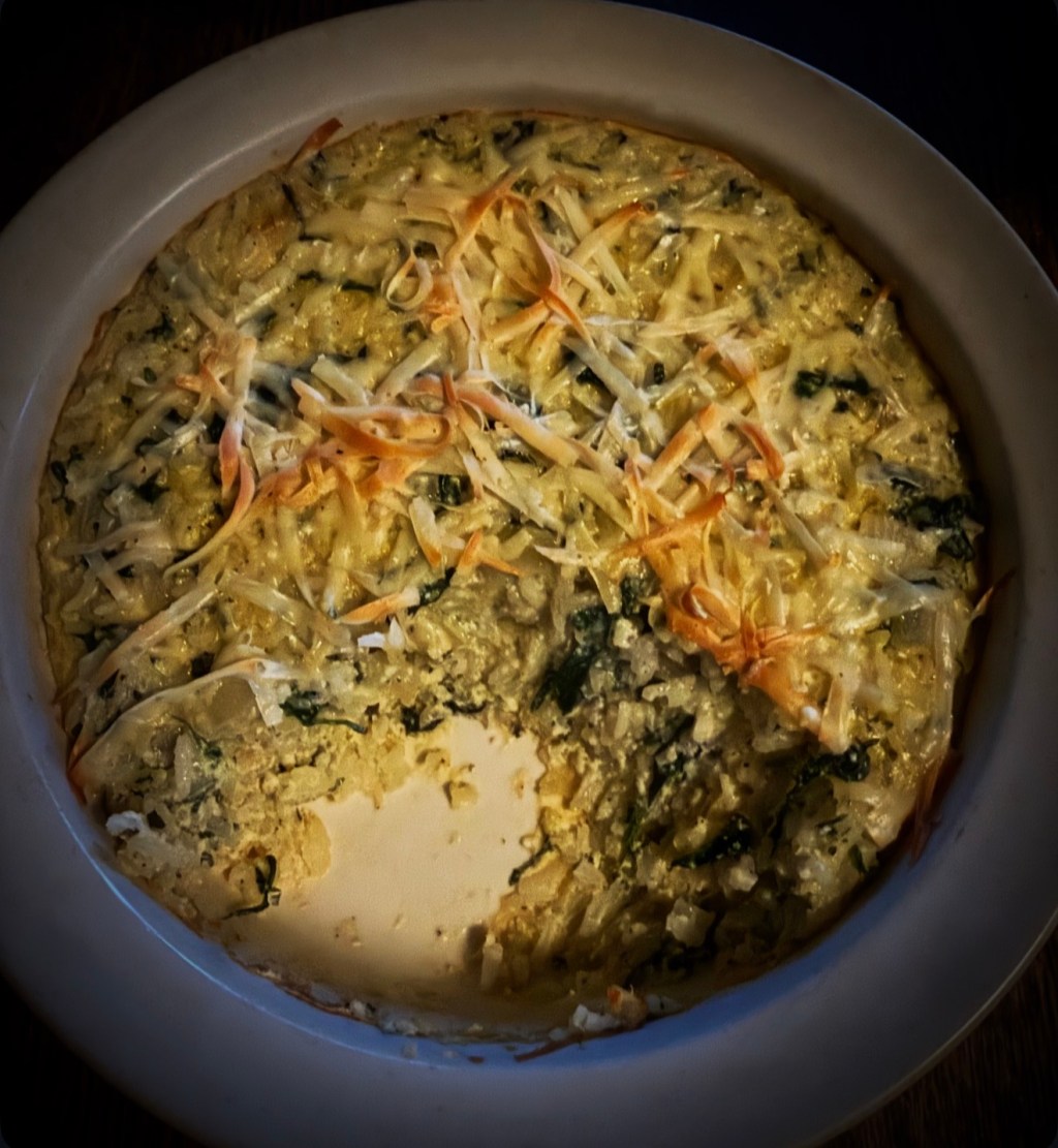 Nettle and Rice&nbsp;Casserole