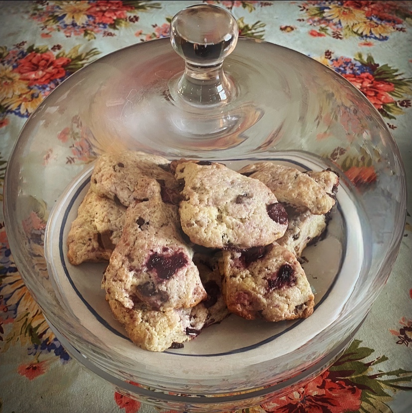 Cherry Chocolate Scones