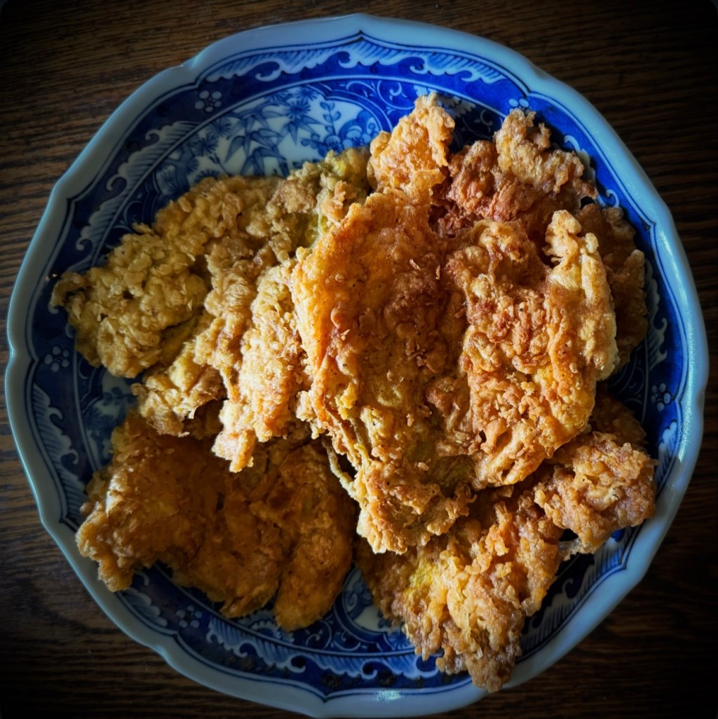 Crispy Squash Blossoms
